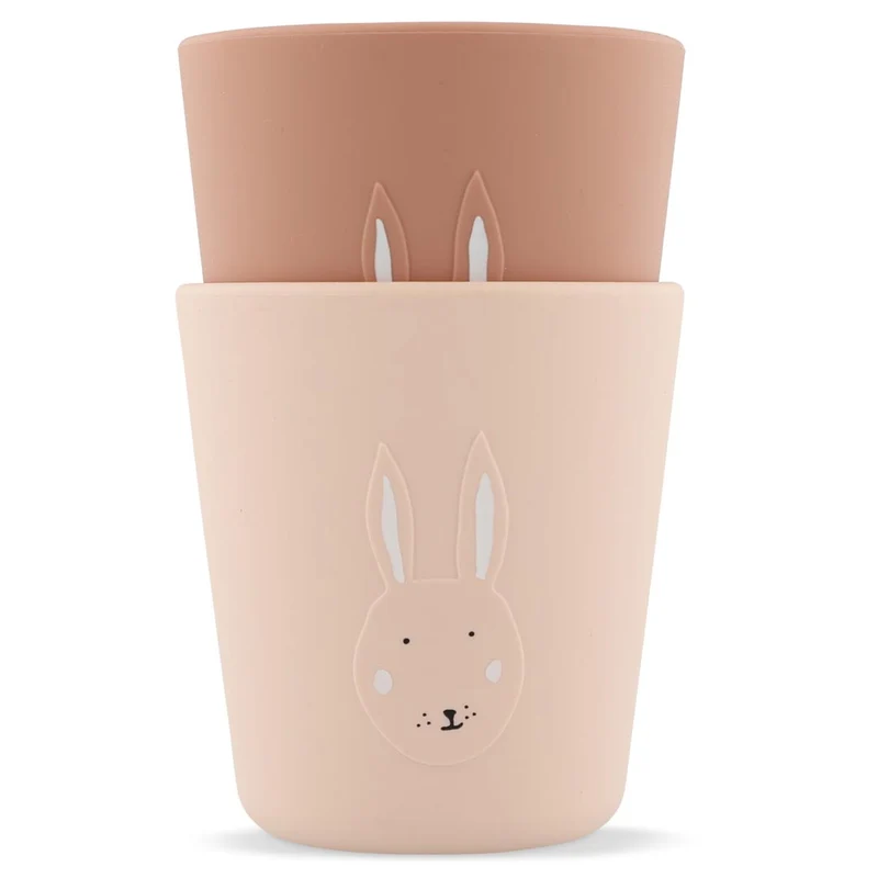 Bicchieri in silicone 2 pezzi - Mrs. Rabbit