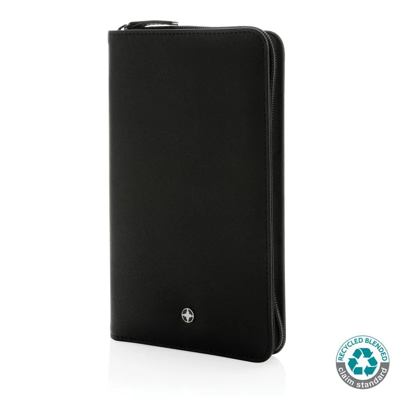 Portafogli da viaggio Swiss Peak Heritage RCS PU riciclato RFID