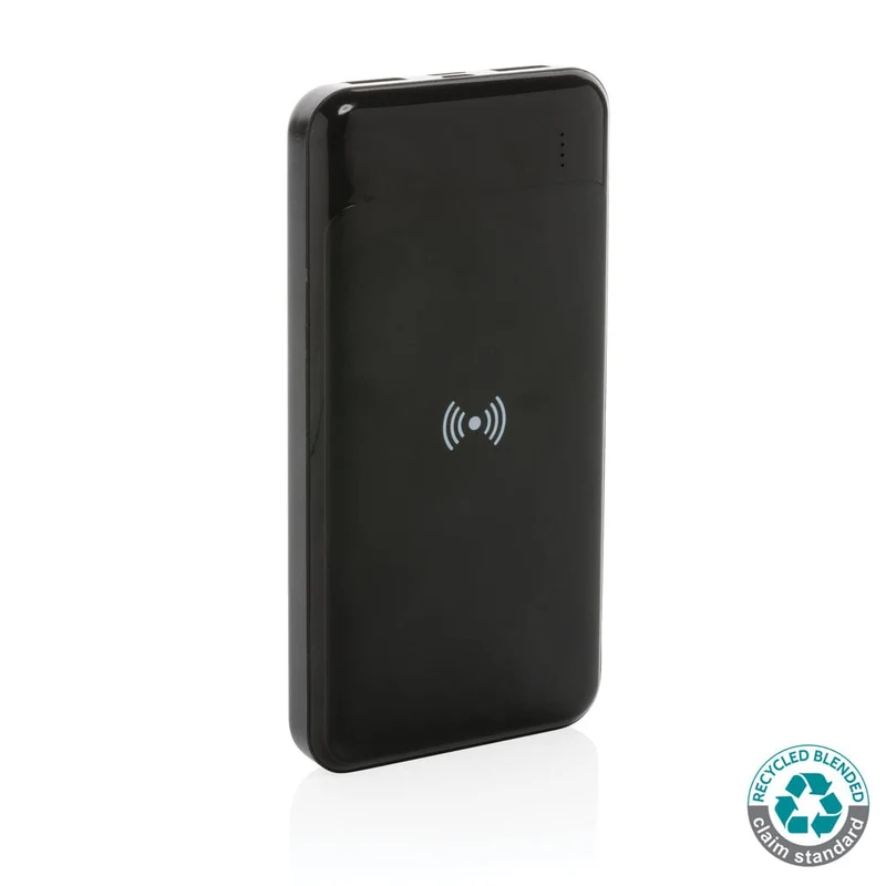 Powerbank wireless in plastica riciclata RCS CLASSY – 8000 mAh