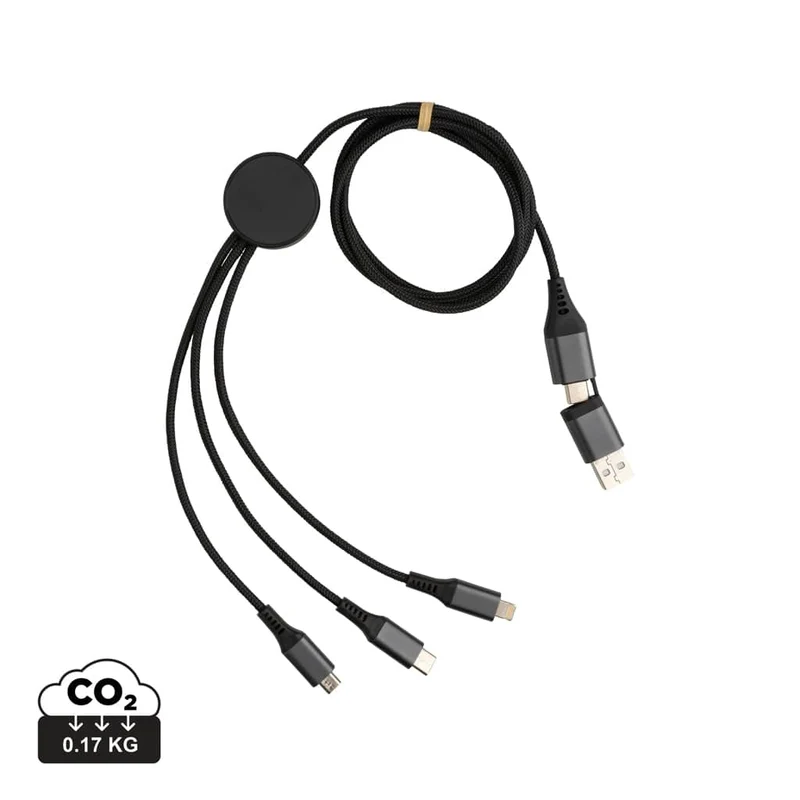 Cavo Terra 6in1 da 120 cm in alluminio RCS