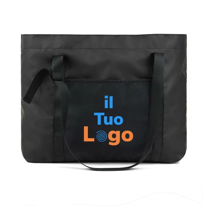 Maxi shopper VINGA Livorno in poliestere riciclato GRS – 38 × 24 × 31 cm