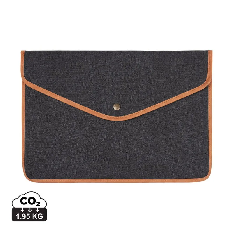 Tasca porta PC 16" VINGA Bosler in canvas riciclato GRS – 41.5 × 29.5 × 1.8 cm