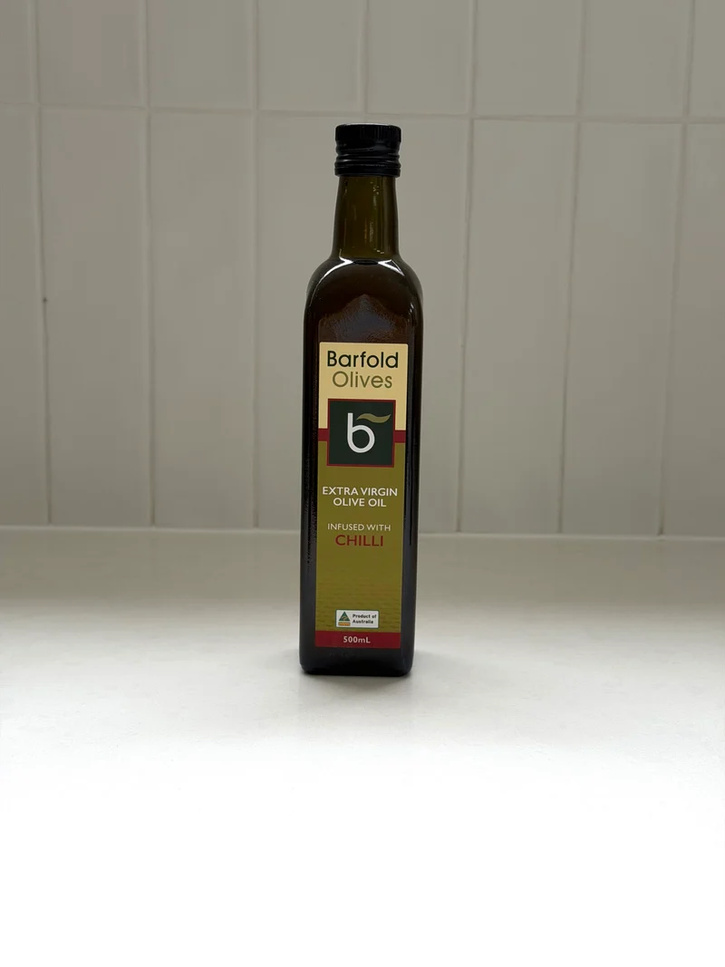 Barfold Olives - Chilli Infused Extra Virgin Olive Oil 500ml
