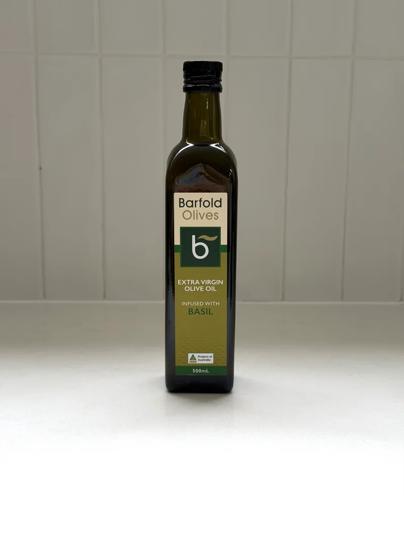 Barfold Olives - Basil Infused Extra Virgin Olive Oil 500ml