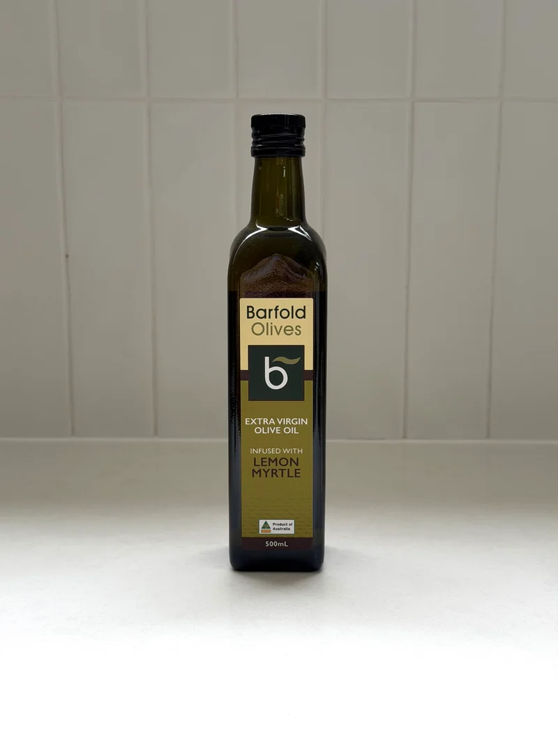 Barfold Olives - Lemon Myrtle Infused Extra Virgin Olive Oil 500ml