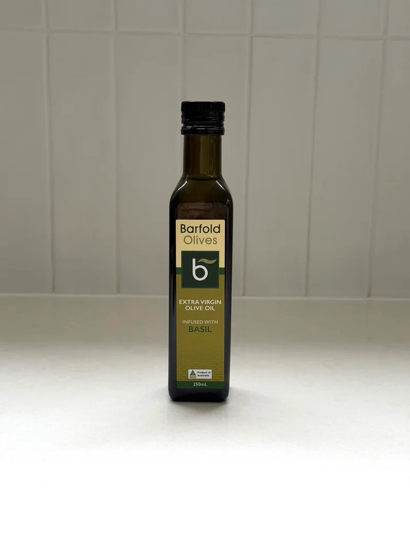 Barfold Olives - Basil Infused Extra Virgin Olive Oil 250ml