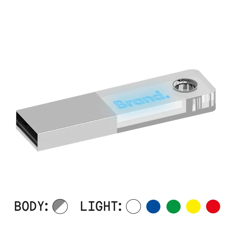 Clear Plastic USB