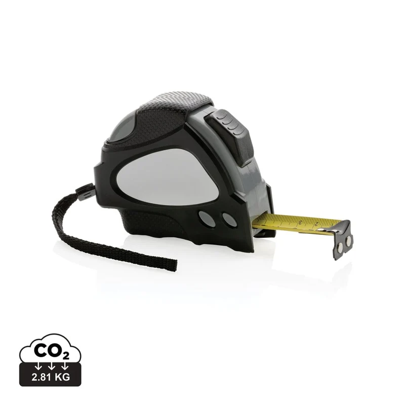 Flessometro autobloccante 8m/25mm in plastica riciclata RCS