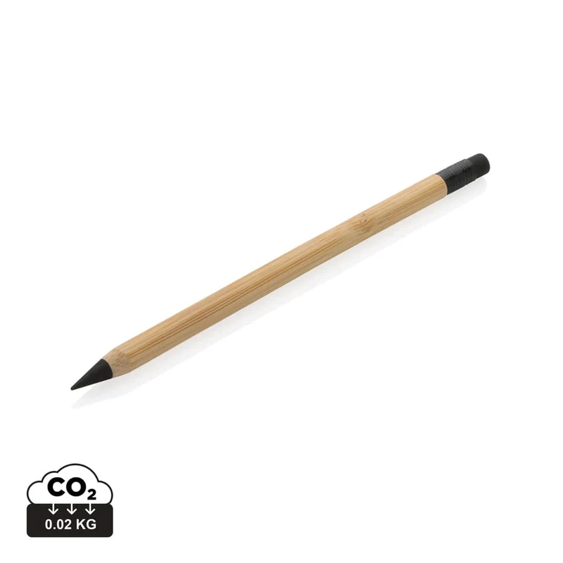 Penna infinity in bambù con gomma