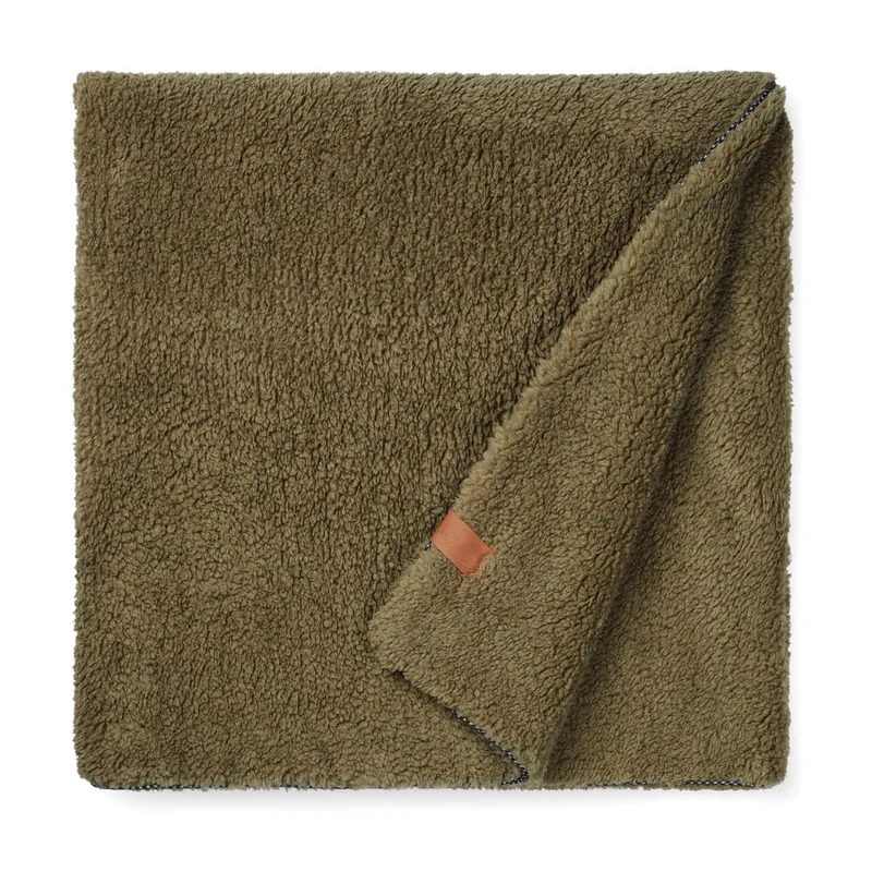 Coperta verde VINGA Maine in pile riciclato GRS
