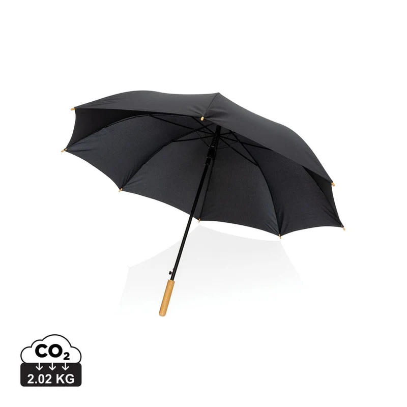 Ombrello automatico bambù 27" PET riciclato 190T Impact AWARE™ – Ø 142 cm