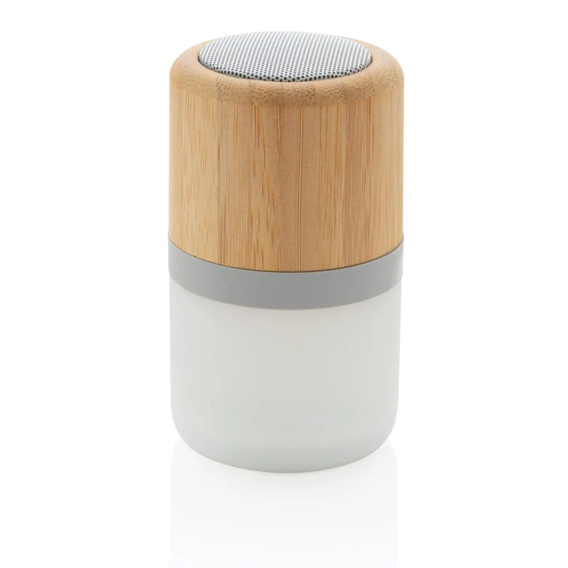 Speaker 3 W in bambù con luce
