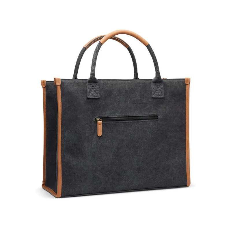 Borsa ufficio VINGA Bosler in canvas riciclato RCS – 42 × 17 × 33.5 cm