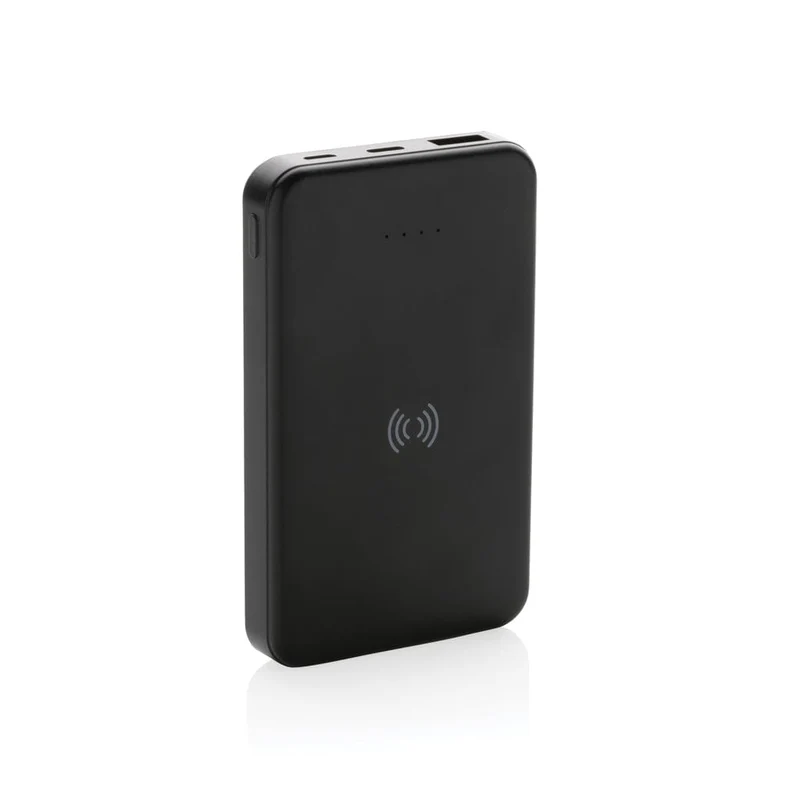 Powerbank wireless 5 W da 5.000 mAh in plastica riciclata RCS