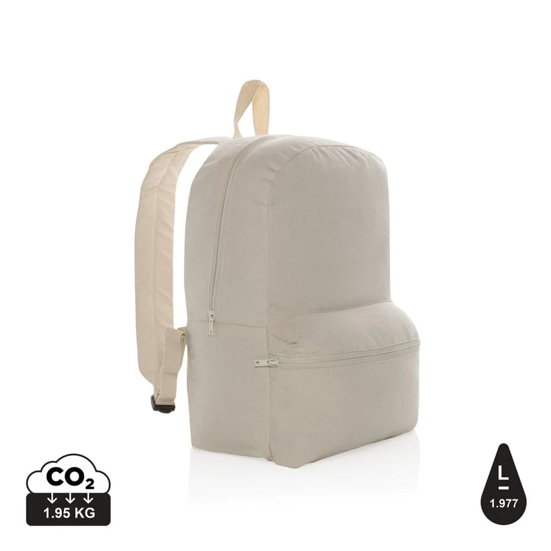 Zaino in canvas riciclato 285 gm2 non tinto Impact Aware™