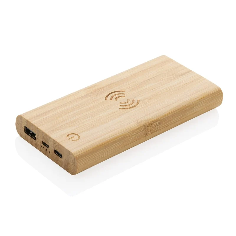 Powerbank wireless 8000 mAh 5 W in bambù FSC