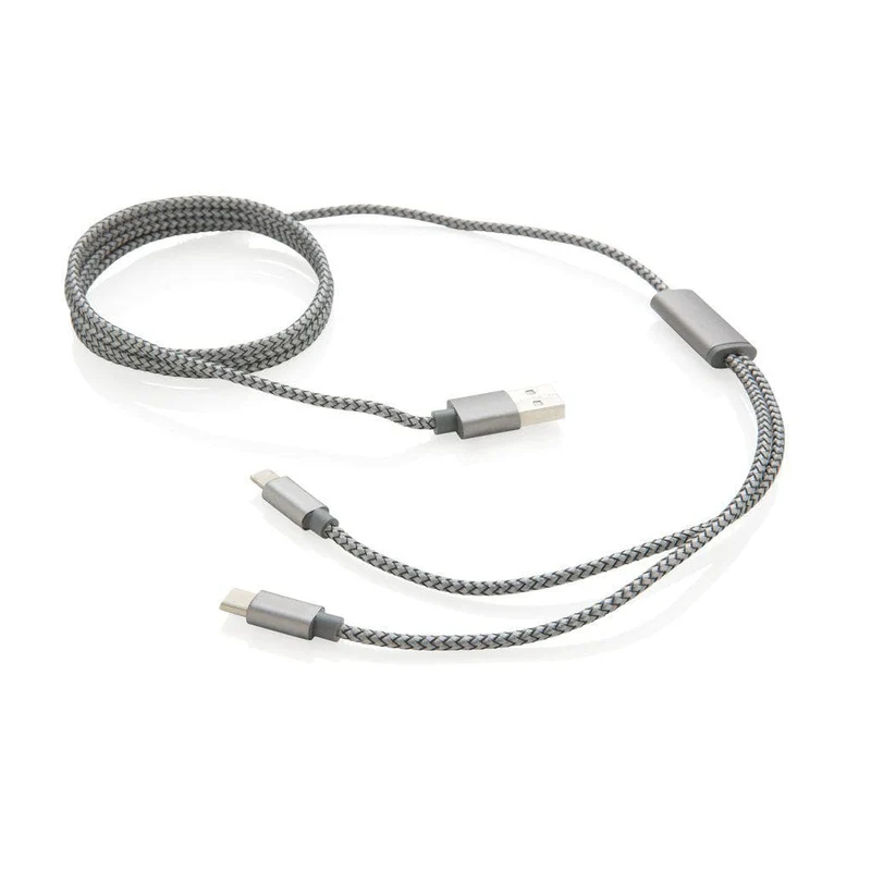 Cavo intrecciato 3 in 1