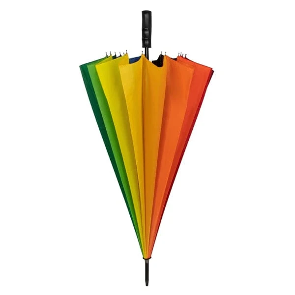 Ombrello arcobaleno, antivento