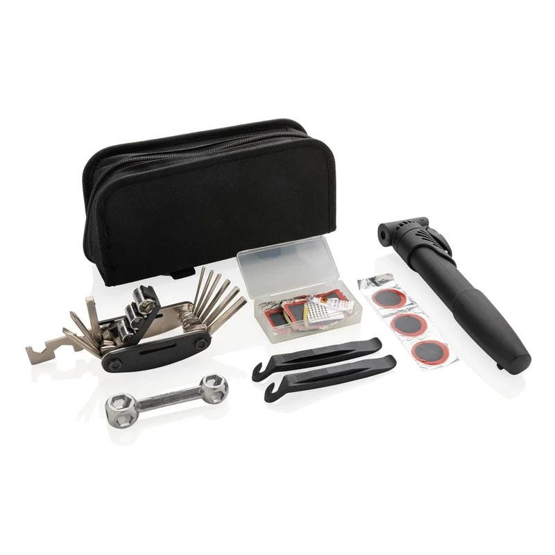 Kit riparazione per bicicletta 17 pezzi