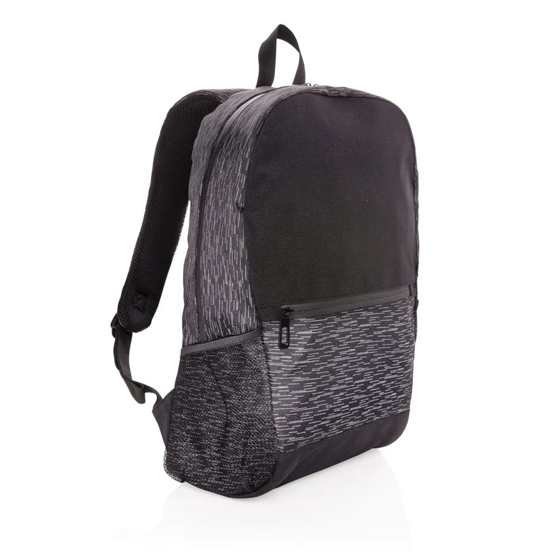 Zaino portacomputer PET riciclato riflettente con tracer AWARE™ – porta PC 15.6″