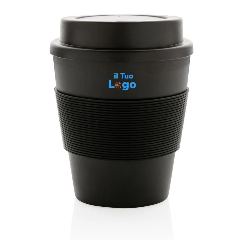 Tazza da caffè riutilizzabile con tappo a vite 350 ml