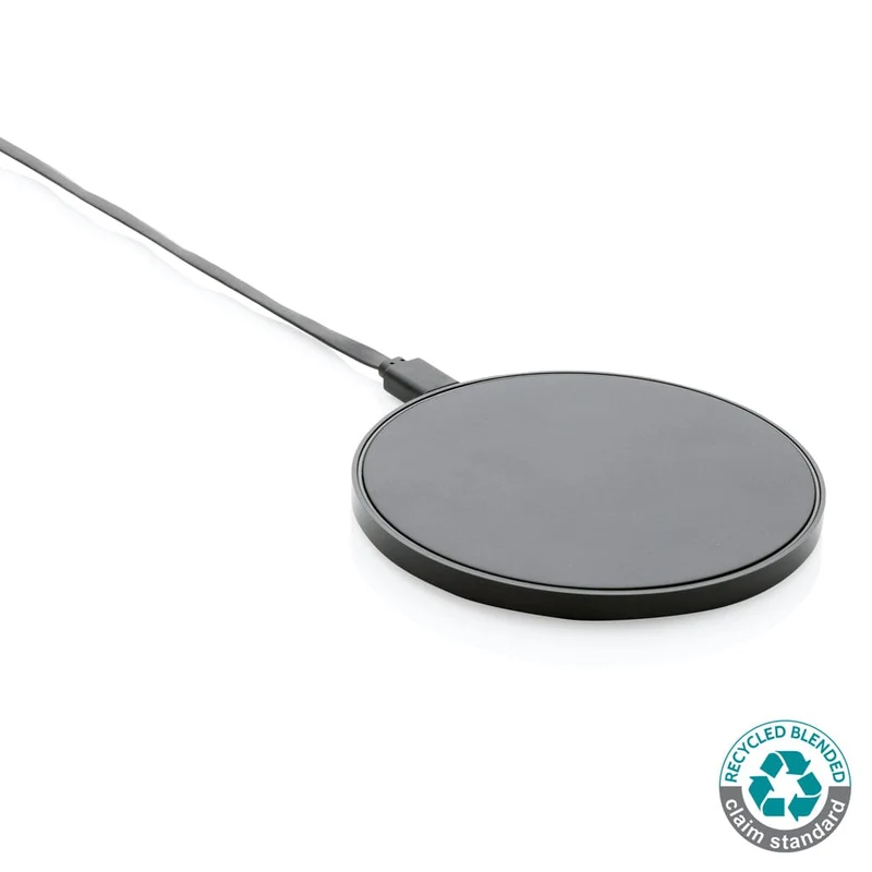Caricatore RCS wireless 10 W in plastica riciclata Classy