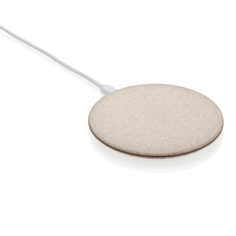 Caricatore wireless 5 W in fibra di grano