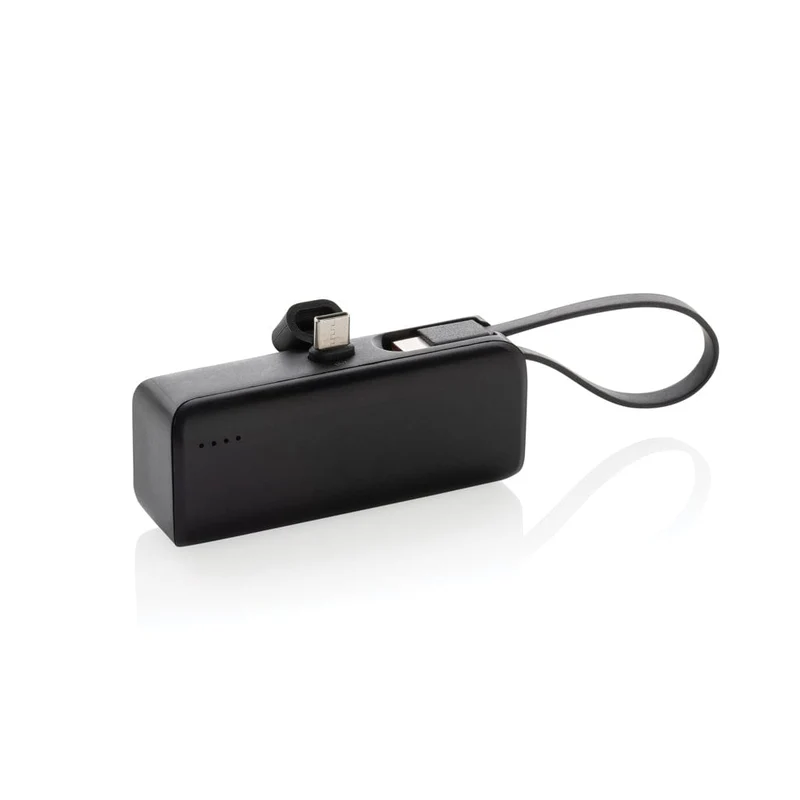 Powerbank 3000 mAH Powerlink in plastica riciclata RCS con type C