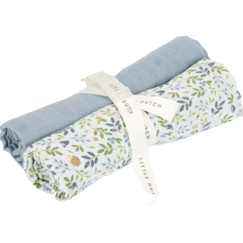Little Dutch Set Due Mussoline 70x70 cm - Forest Adventure