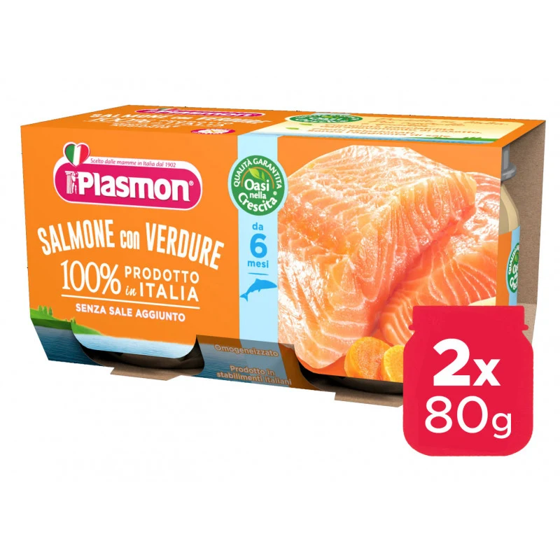 Omogeneizzato Salmone Plasmon