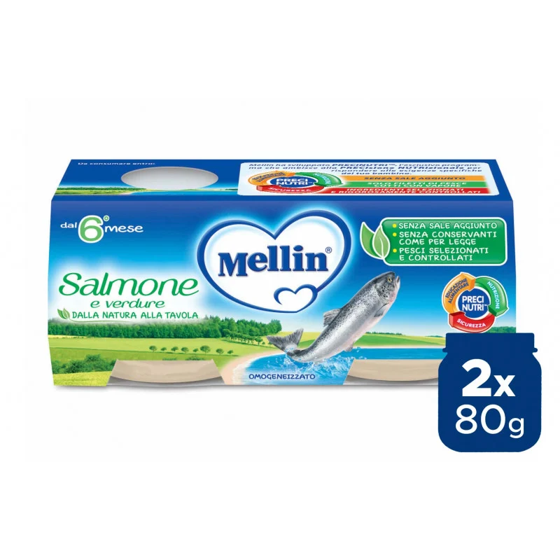 Omogeneizzato Salmone Mellin