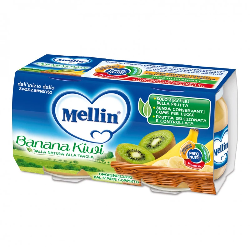 Omogeneizzato Banana Kiwi Mellin