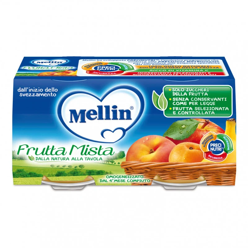 Omogeneizzato Frutta Mista Mellin