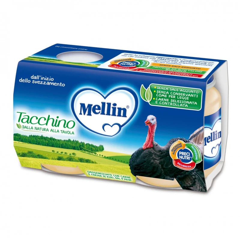 Omogeneizzato Tacchino Mellin