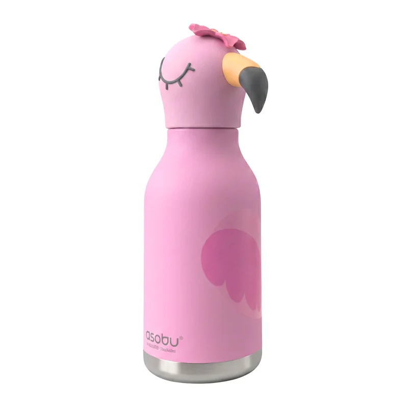 Borraccia Termica Asobu Bestie Flamingo 475 ml