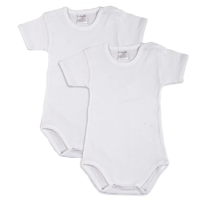 Set 2 Body Neonato a Mezza Manica