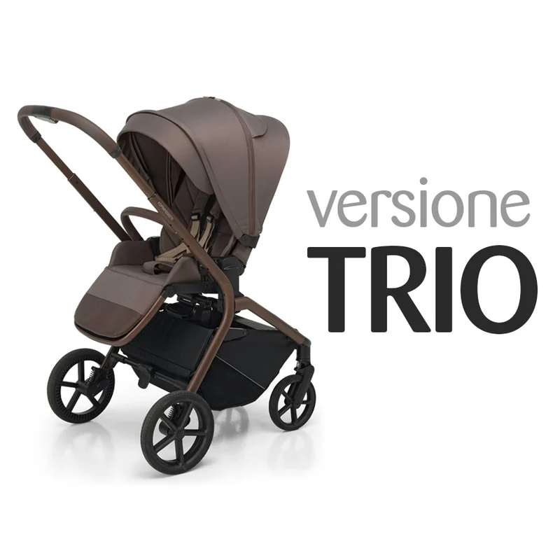 Trio Foppapedretti Snap Brown Seggiolino Disk Infant Rekline i-Size