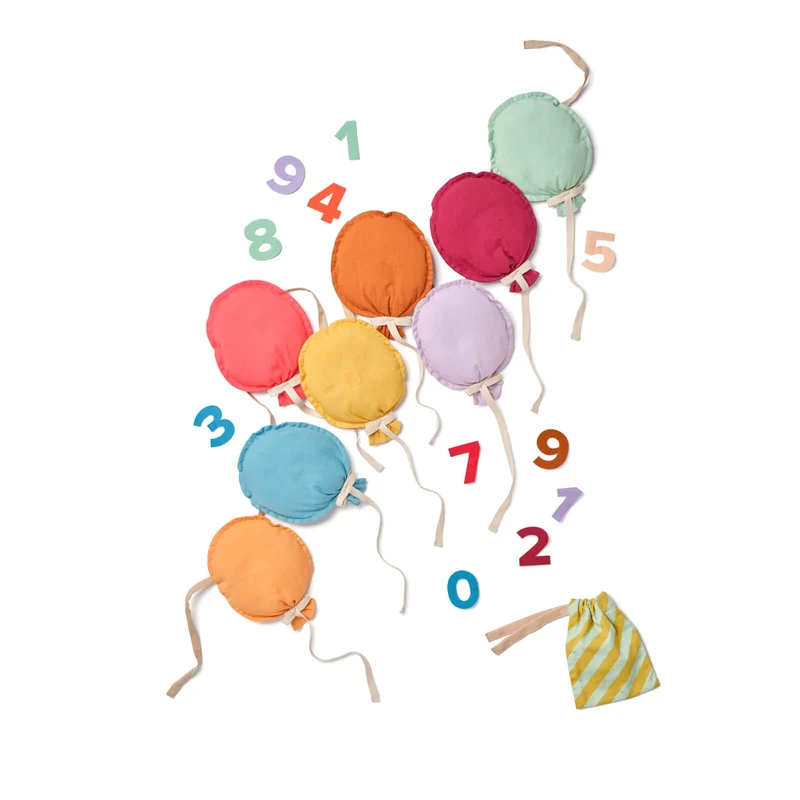 Kid’s Concept Ghirlanda Compleanno Palloncini con Numeri 1–10