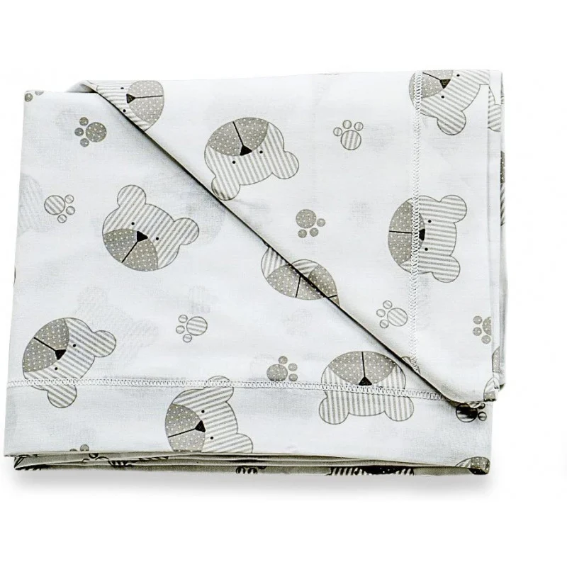 Set Lenzuola per Lettino ItalBaby Grigio