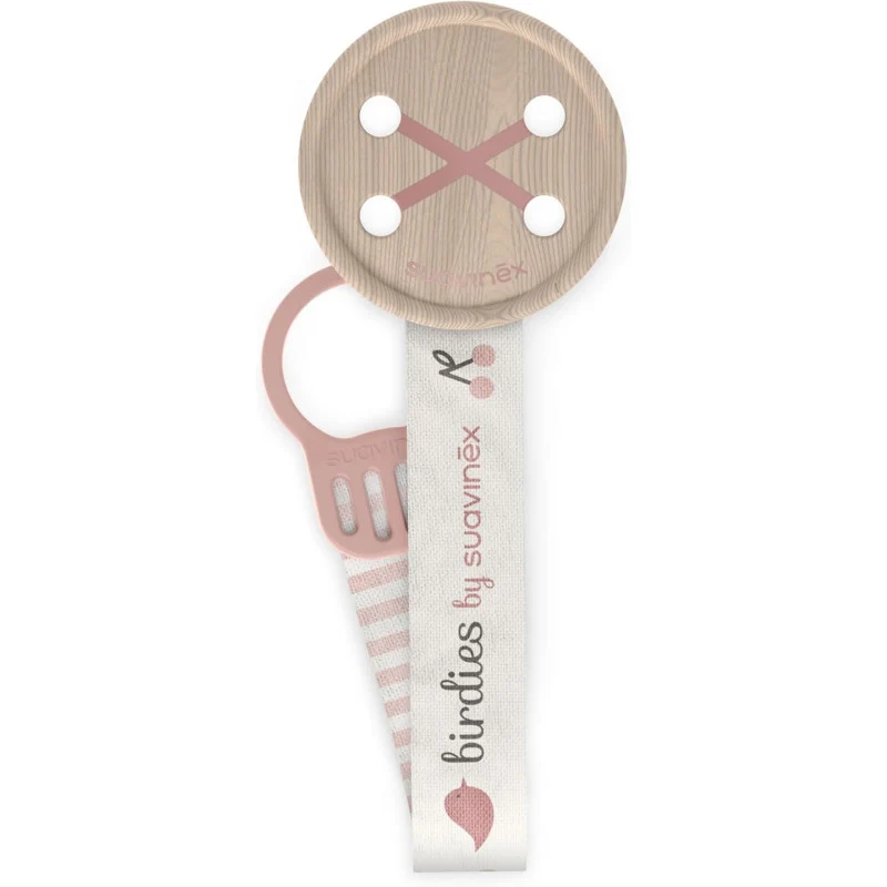 Clip In Tessuto Birdies Suavinex Rosa