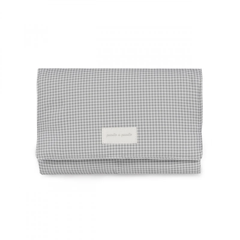 Fasciatoio Little Bloom Vichy Grigio