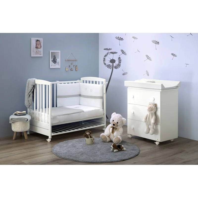 Lettino Praim Co-Sleep Cuoricini