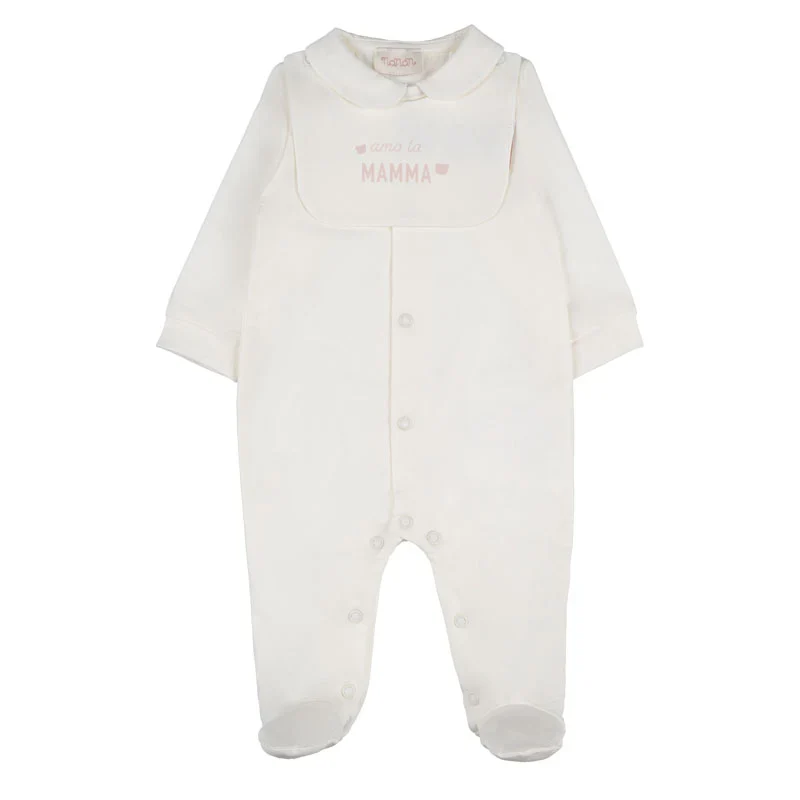 Tutina Nanan Con bavagli “Amo la mamma/il papà” 1 Mese