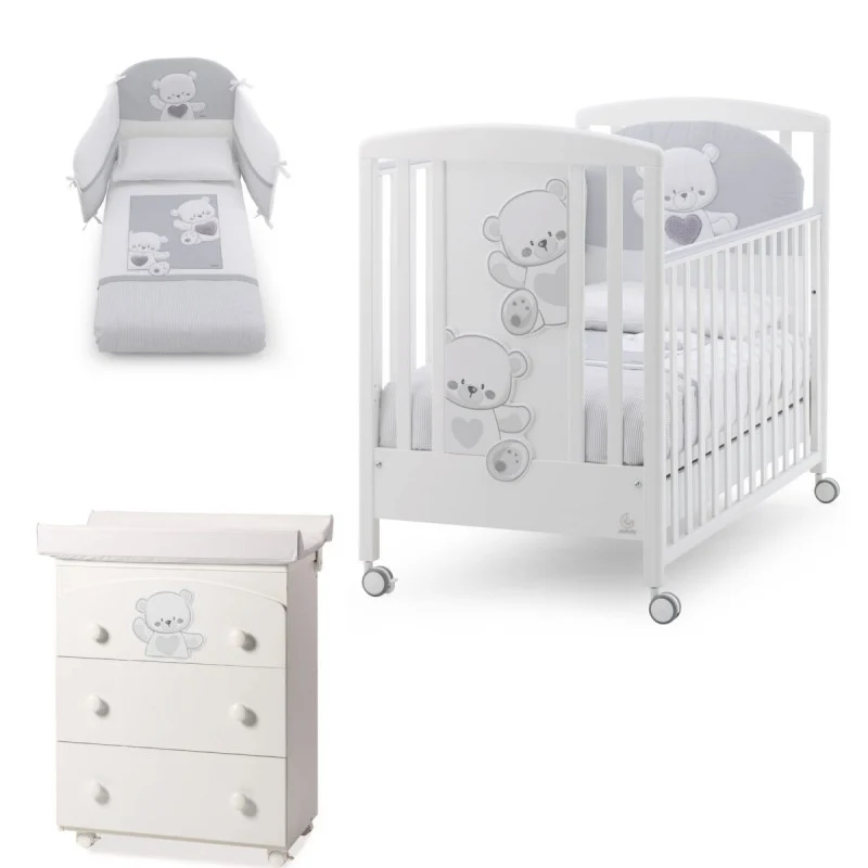 Italbaby Cameretta Baby Jolie Grigio