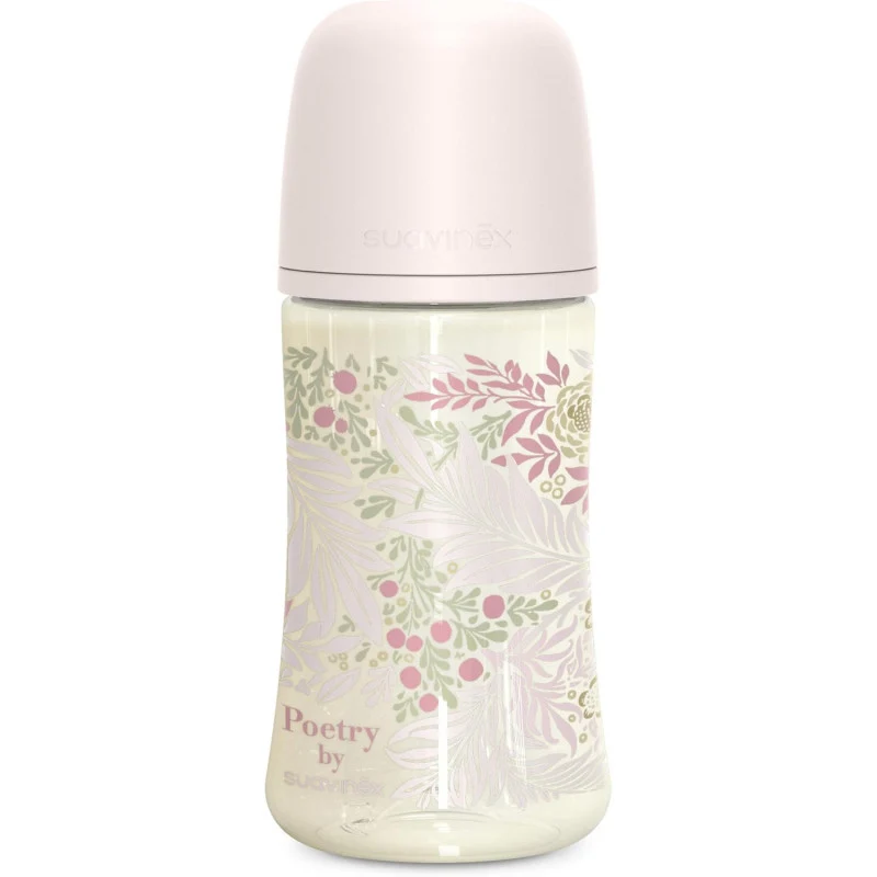 Biberon Suavinex Poetry 270 Ml Tettarella Fisiologica SX Pro in silicone
