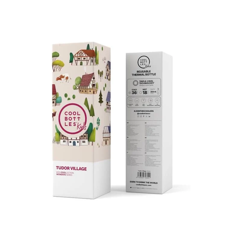 Cool Bottles - Borraccia Termica Tudor Village 350 ml