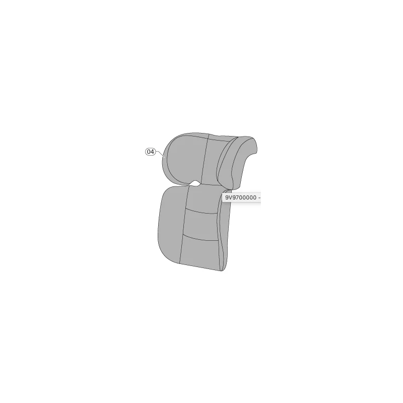 Ricambio Testalino Per Inglesina Tolomeo Stone Grey