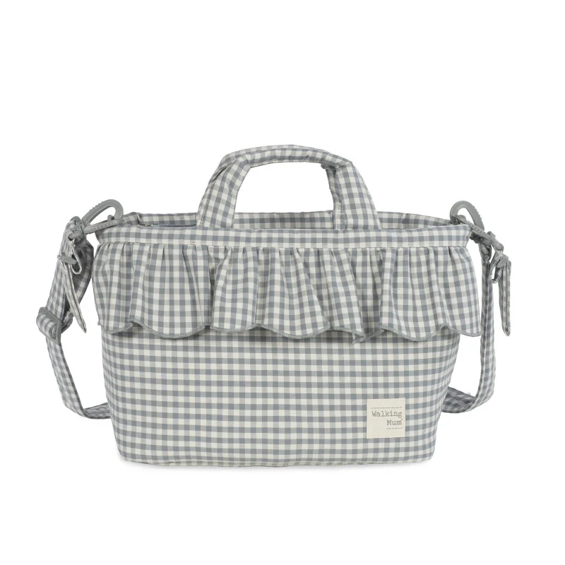 Borsa Fasciatoio Praliné Vichy Matcha