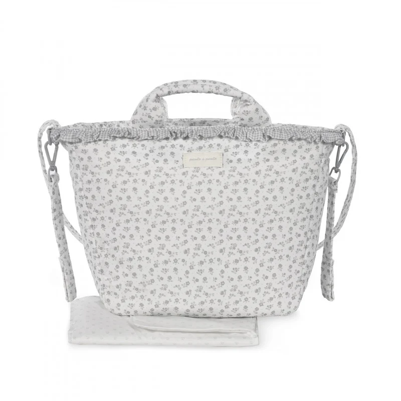 Borsa Fasciatoio Little Bloom Flor Grigio