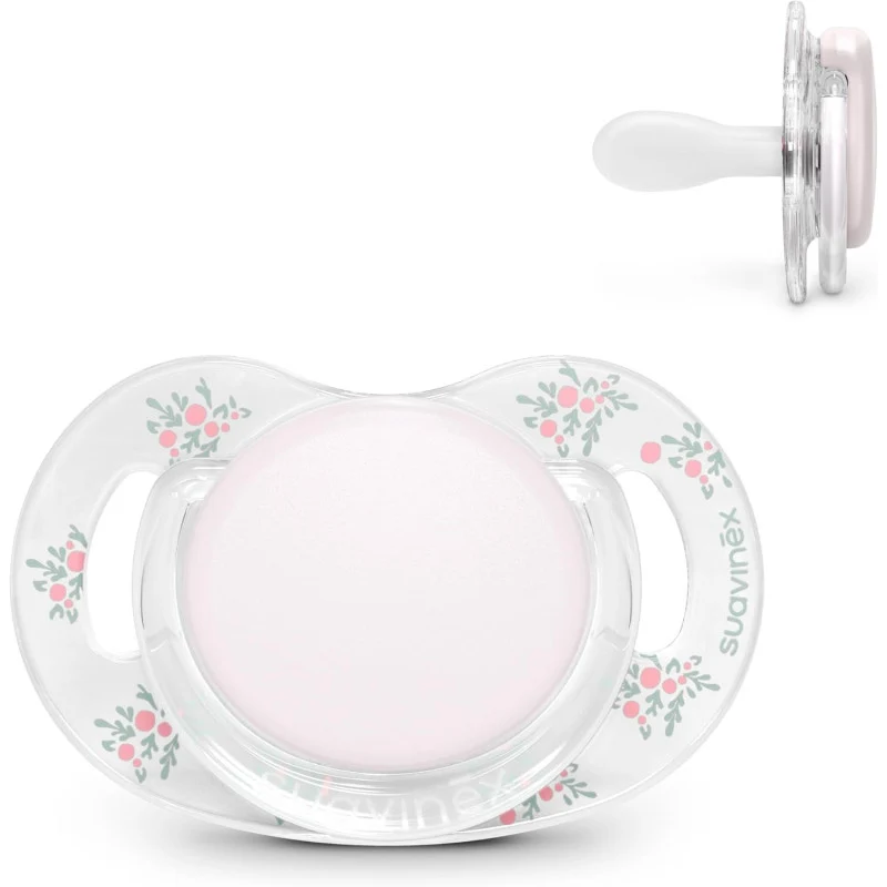Suavinex Poetry Ciuccio per Neonati 0/6 Mesi Rosa